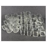 Unbranded Beer Stein Mugs (6) Glass Sterling