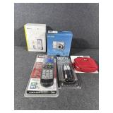 Motorola Flip Phone, Dish Remote-New, Camera