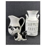 Otagiri Cow Sugar Bowl & Pitcher