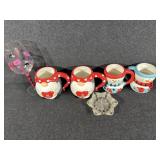 'Be Mine' Ceramic Coffee Cups (2) Snow Man