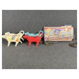 Pioneer Woman Ceramic Cow Creamer (4) Griswold