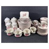 Gibson Pink Floral Dishes