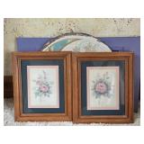 Floral Prints(2), Peace on Earth Sign, Purple