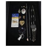 Necklace Pendants, Earring Posts with Backs,