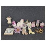 Large Lot of Pink Ornaments