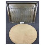 Pampered Chef Round Pizza Stone, Grand Gourmet