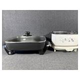 GE Electric Skillet, West Bend Slow Cooker
