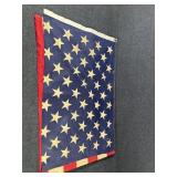 Old Fabric Flag 50 Stars