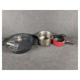 K HQ 4.5QT Braiser,  Stainless Steel Pot with