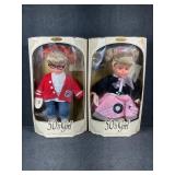 Cititoy '50's Girl' Dolls (2) New In Box