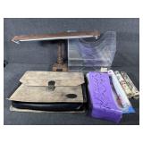 Desk Lamp, Acrylic File Organizer,Wallpaper Border