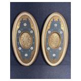 Italian Florentine Style Oval Wall Decoration (2)