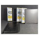 Quick Fit Black Binders (4) IPad Case, Dominos Pen