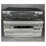 VHS Players (3) All Power On