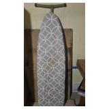 Iron Board With Gray & White Cover