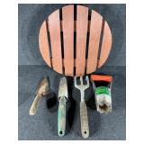 Wooden Plant Caddy,Bulb Planter,Garden Tools