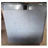 Blue Card Table W/Chairs (4)