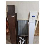 Wooden Shelves with Metal Brackets