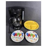 Mr Coffee Maker. Plastic Divided Plates