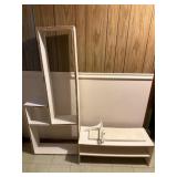 White Wooden Shelving Unit