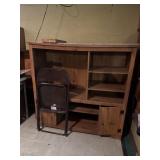 TV Entertainment Stand Shelves & 2 Doors
