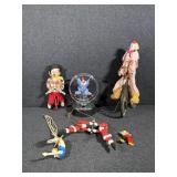 Vintage Porcelain Clown Doll on Unicycle (2)