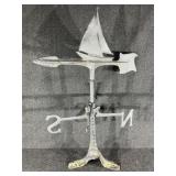 Metal Sailboat Weathervane