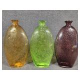 Amici Oscar Bottles:Green, Amethyst, Amber