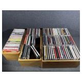 Assorted CDs in CD Holders