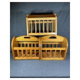 Wooden Magazine Racks(3)