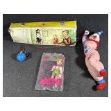 Vintage Hand Painted Porcelain Clown Figurine