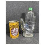 Skin Bracer Glass After Shave Hand Bottle,