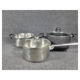 HK Pot with Lid, Stainless Steel Pot with Lid,