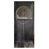 Metal Barn Shaped Bird Cage