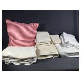 Pillow Cases, Bath Towels, Wash Cloths, Red and