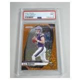 J.J. McCarthy RC PSA9, 2024 Panini Disco Prizm