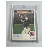 Hank Aaron 1973 Topps #100, Atlanta Braves