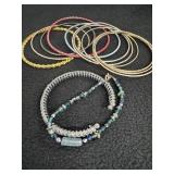 Set of colorful bangles