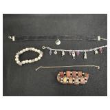 Bracelets, Choker Yingyang Black Ribbon