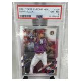 Seiya Suzuki, PSA 8,2021 Topps Chrome #139