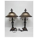 Table Lamps with Glass Tops