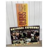 large CMU Football Sign, Large Music Sign