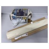 Stick on Vinyl, (2) full rolls, (1) 1/2 -Trash