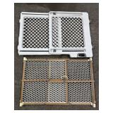 Adjustable Pet and Child Safety Gates (2)