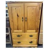 Wooden Storage Cabinet with Drawers
