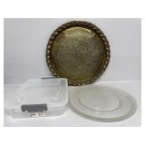 Microwave Plate, Sterilite Tote, o