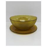 Big Yellow Bowl and Platter