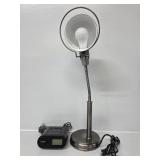 Adjustable Table Lamp, Sony Alarm Clock and IPod