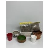 Spanish Moss (3), Ceramic Planters,Terracotta Pot