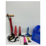 12V Air Compressor, Tire Pump, Ice Scraper